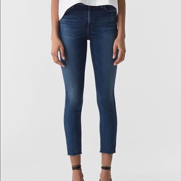 AGOLDE Sophie Mid-Rise Crop Jeans - Picture 2 of 9